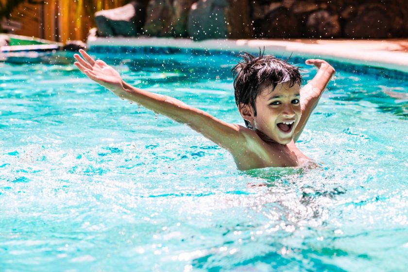 Trithlon im Freibad