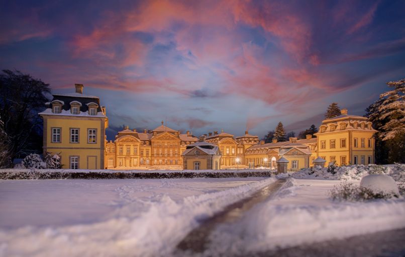 Schloss Sonnenuntergang 1