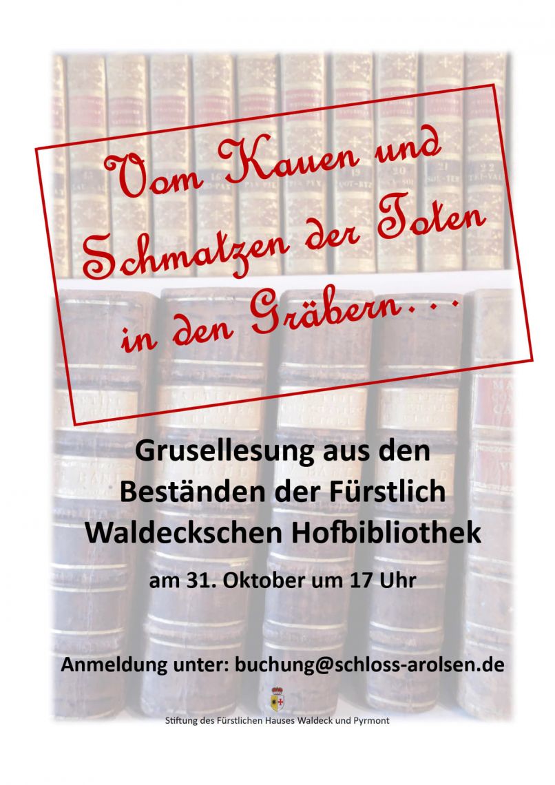 Grusellesung Hofbibliothek