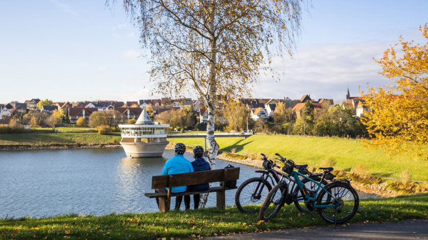 Radfahren am Twistesee