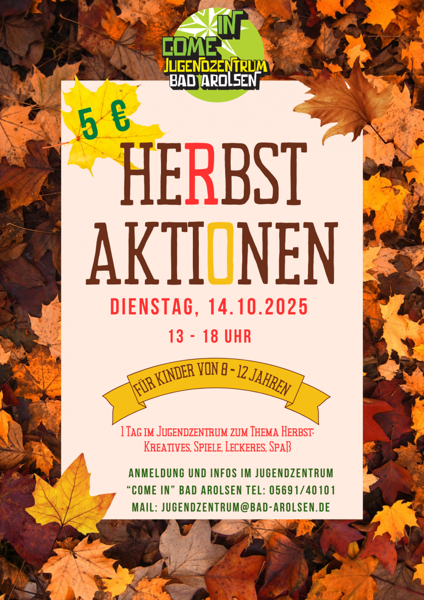Herbst Aktionen 2025