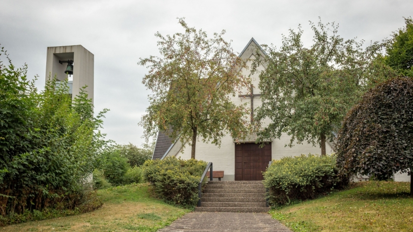 Außenansicht der evangelischen Kirche in Kohlgrund