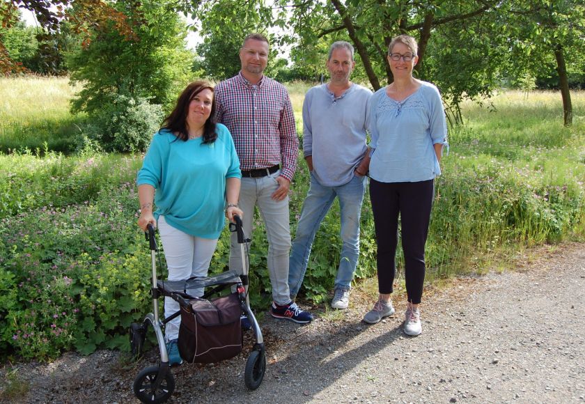 Das Team vom Pflegestützpunkt des Landkreises Waldeck-Frankenberg. V. l. n. r.: Kathrin Hartmann, Joachim Hesse, Matthias Engel und Petra Schnellbächer

Foto: Landkreis Waldeck-Frankenberg