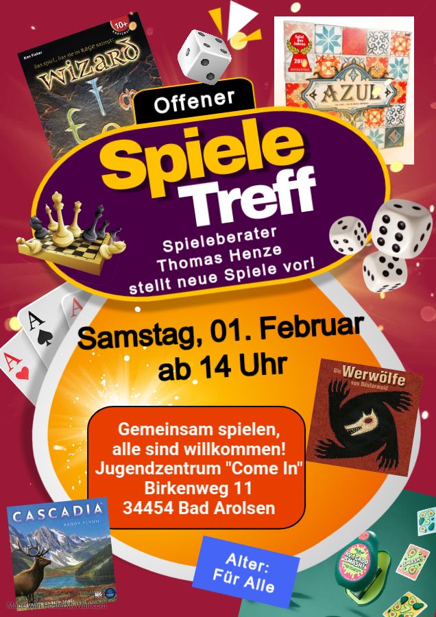 Spiele-Treff im JUZ